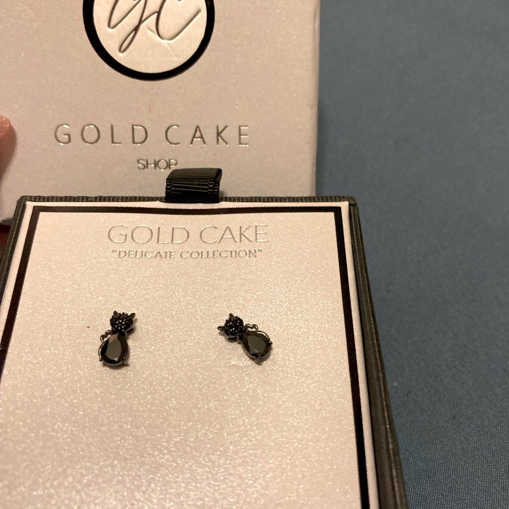 Black Cat Earrings